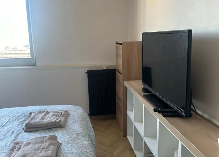 Cocon Azur Avec Vue Panoramique Sur - 4 نيس