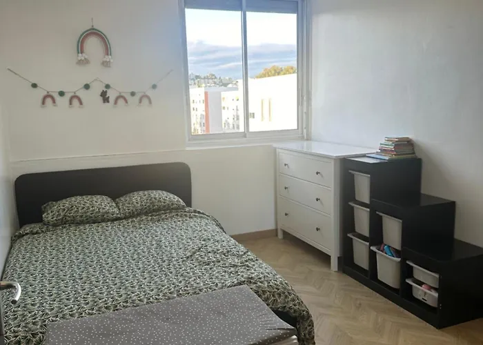 شقة Cocon Azur Avec Vue Panoramique Sur - 4 *